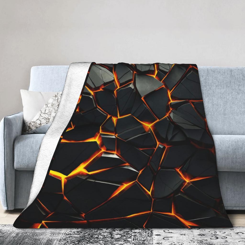 Super Soft BlanketsGirls Boys Airplane Travel Glowing Geometric Shapes On Dark Throw Blanket  Flannel Bedspread For Sofa Cover