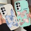 Case for Samsung Galaxy S20 FE S21 A25 A26 S24 S23 Plus S22 Ultra S25 Soft Phone Cover A35 A36 A54 A55 A24 A34 Printed Butterfly
