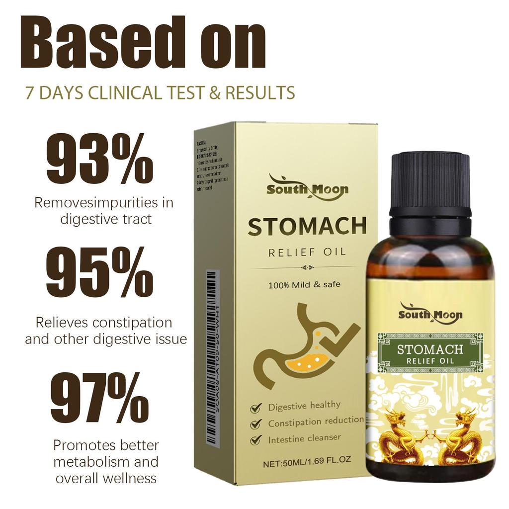 50ml Stomach Soothing Oil Clearing Stool Relieving IBS Massage Care Firming Slimming Oil