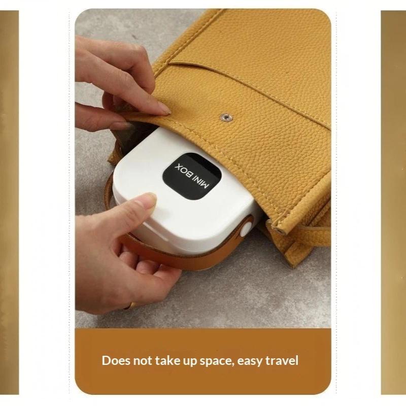 Portable Mini Storage Box With Leak Proof Design Comfortable Handle For Travel Work Daily Use Multiple Bright Colors Available