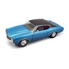 Voiture de collection Chevrolet Chevelle SS454 Sport Coupé 1971 - MAISTO - 1/18 - Bleu