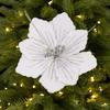DIY Artificial Poinsettia Flower Layered Petals Christmas Tree Ornaments  Poinsettia Ornament