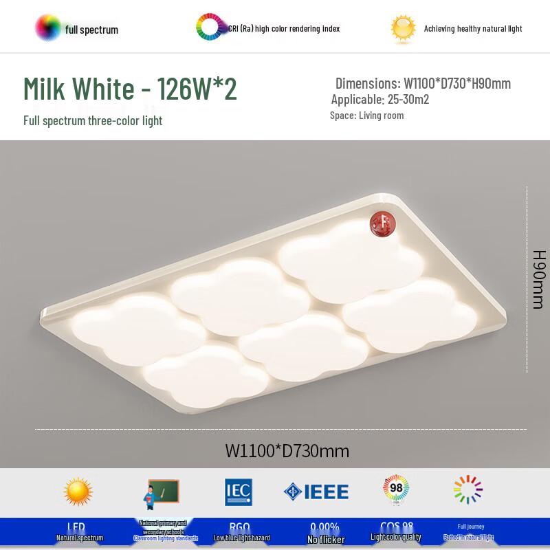 Taichuang Cream Cloud Smart Eye Protection Ceiling Lamp
