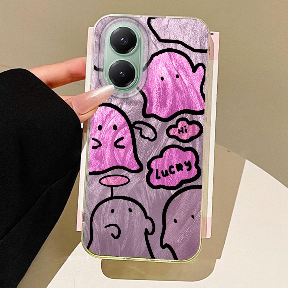 

Фиолетовый Граффити Милая Мордочка Текстура Кэмлет Чехол для Телефона для Xiaomi Poco X5 X7 M6 Pro X6 X3 NFC C75 C71 C65 C61 Силиконовый Чехол-Накладка poco X3 NFC белый