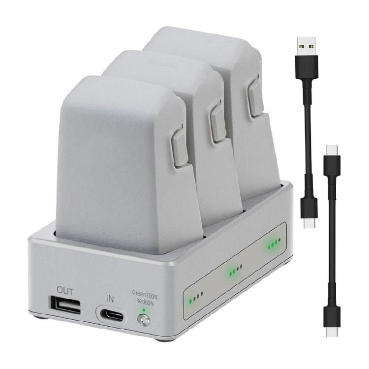 Intelligentes Batterieladegerät Ladestation mit Flip-LED-Statusanzeige Überladeschutz, Perfekt für Zuhause