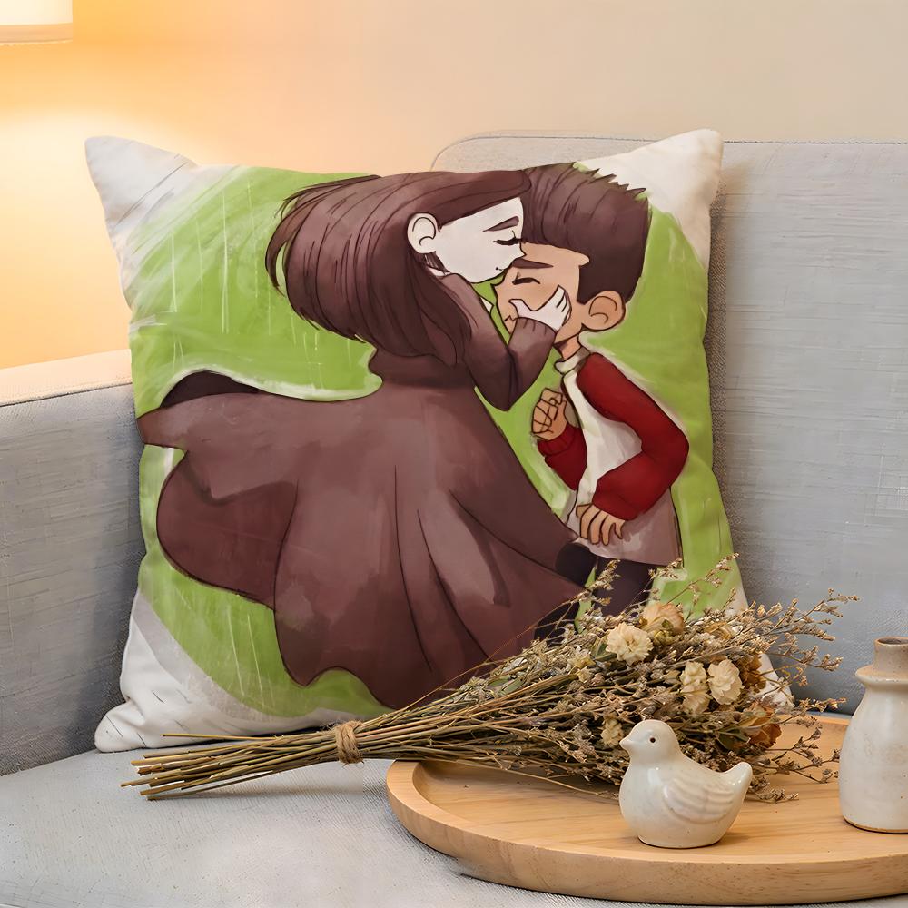 Cushion Cover Linen SkinFriendly Soft Decorative Case For Sofa Home Decor Anime PParaNorman Pillow Cover