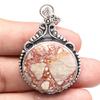 Pendant Wild Horse Jasper Gemstone Gift For Her Silver Jewelry 2.25"