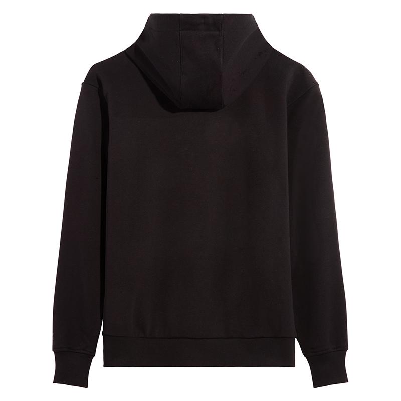 Li Ning Sweatshirts Men's Black Crew Neck Moderate AWDVJ01-4