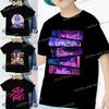 Kpop Demon Hunters Cartoon Tee Shirt Harajuku Cool Kids T-shirts Cotton Summer Tops Saja Boys Outfits Gift Baby Girl Boy Clothes