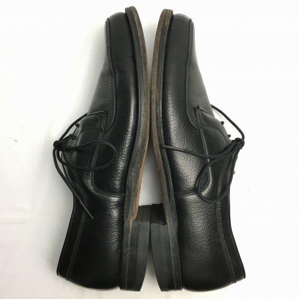 60s Vintage DEAUVILLE Rare CORFAM Leather U-Tip Business Shoes Black size 9 26.5-27.0(USED)