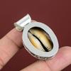 Cowrie Shell Pendant Vintage Gemstone Pendant 925 Sterling Silver Pendant Handmade Pendant Cowrie Shell Jewelry Gifts For Wife Women Pendant