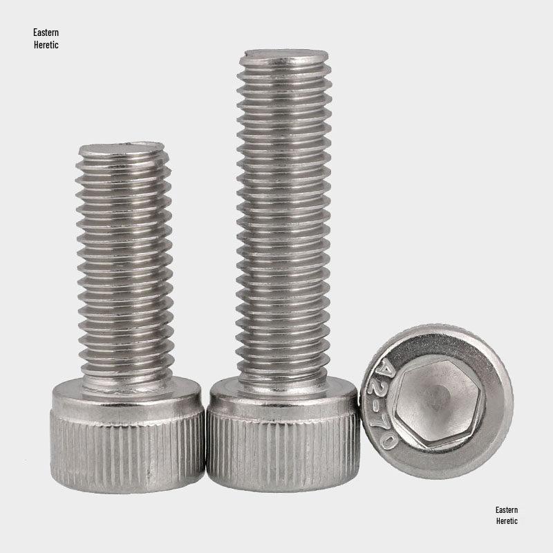 304 Stainless Steel M4 Hex Socket Head Cap Screw (15/22/28/80/90/110/120/130/140/150/160 mm)