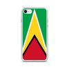 Handyhülle – Flagge von Guyana – Kompatibel mit iPhone 8 – Weiche Hülle – Widerstandsfähig und Stoßfest - Silikon - Pixelforma