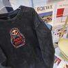 European and American Cotton Printed Long-Sleeve Women's T-shirt