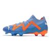 Puma Future Ultimate FG AG Supercharge Pack - Blue Glimmer Unisex-Sneaker Weiß Ultra-Orange 107165-01