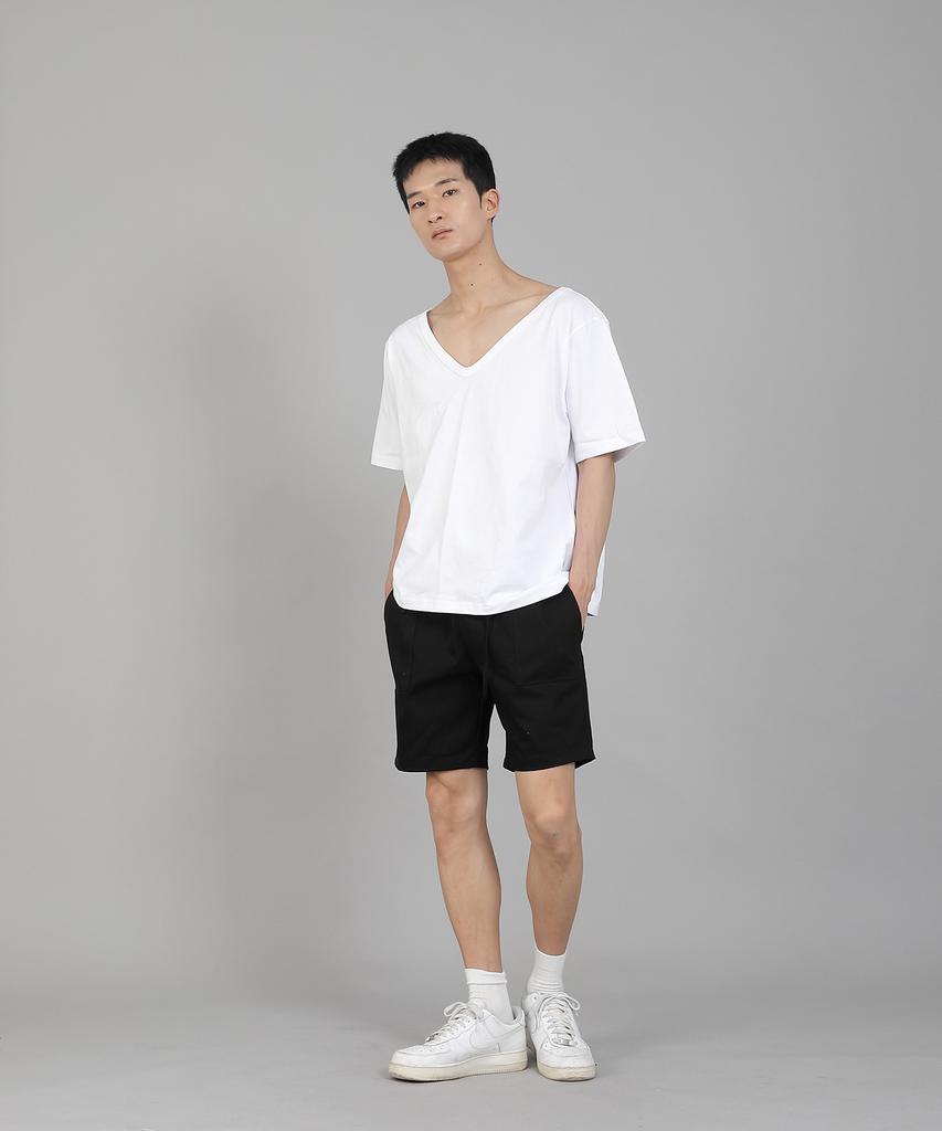Seinteukeulu Back Dart Point Shorts Srs-381 Black