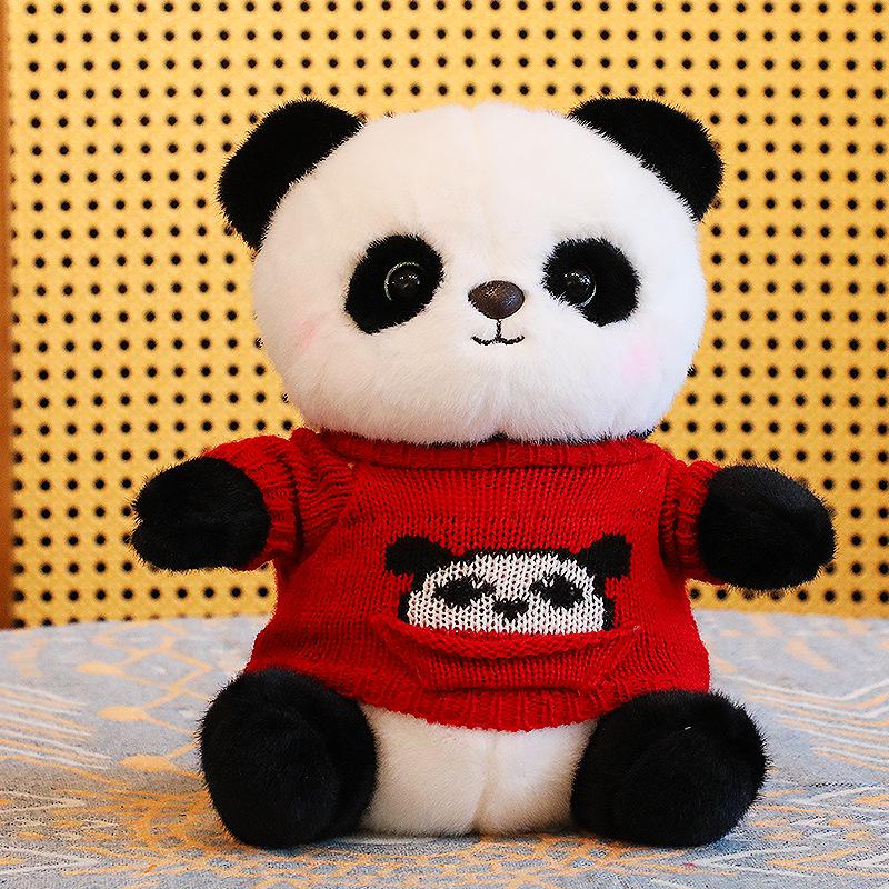 Adorable Plush Panda Doll - Children's Birthday Gift & Souvenir