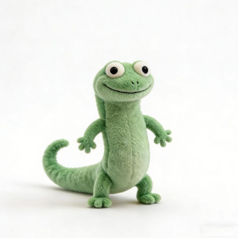 Peluche Lucertola Verde Carina 20/25cm Morbido Cartone Animato Animale di Peluche Bambola Regalo Per Bambini