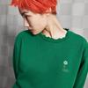 Vans Sweatshirts Women's Green Crew Neck Moderate Regular VN000449Y5L