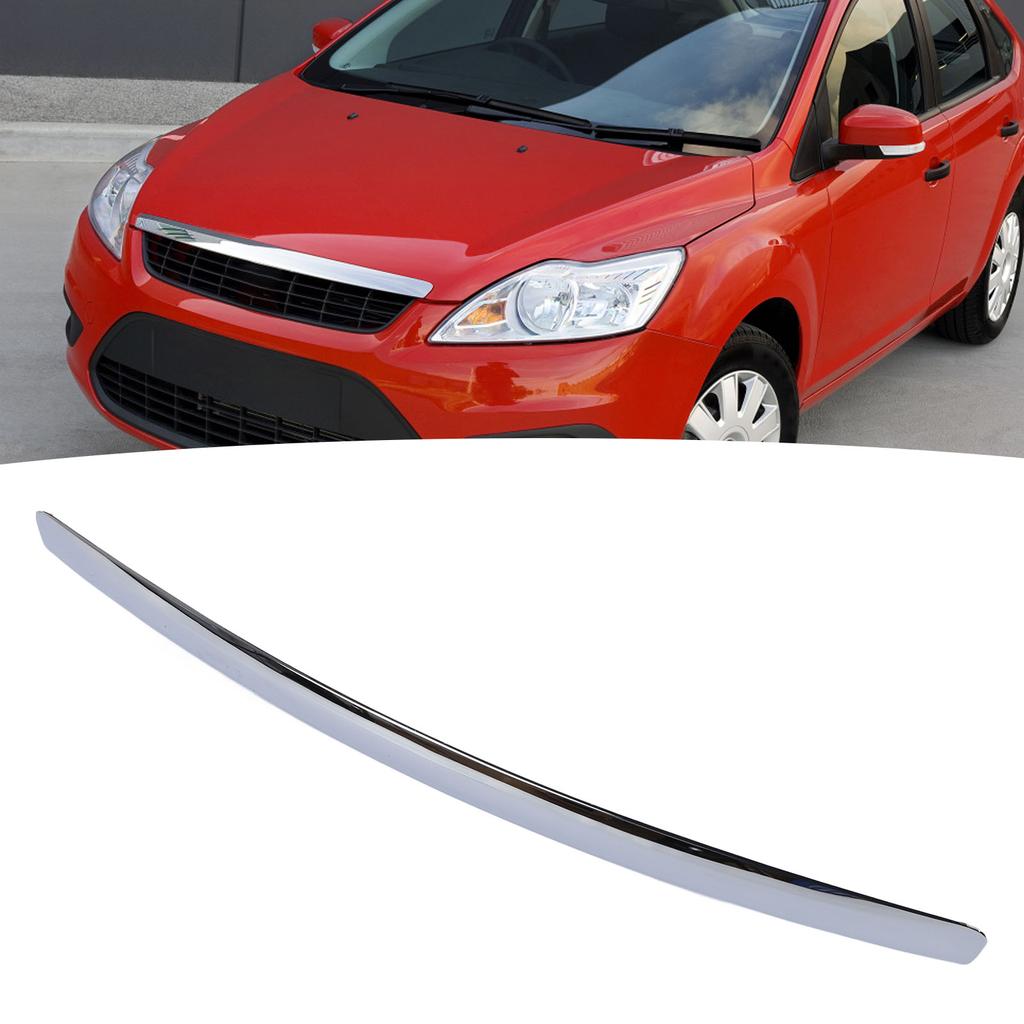 Front Bonnet Trim Molding 8M518666BD Elegant Chrome Decor Replacement for Focus Mk2 Facelift 2008 to