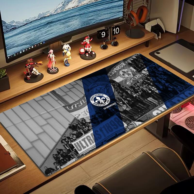 SV Darmstadt 98 Mouse Pad Large Gaming Table Cushion Non-slip Laptop Tablet Big Mousepad XXL Mat Mini PC Playmat With Lock edge_xia