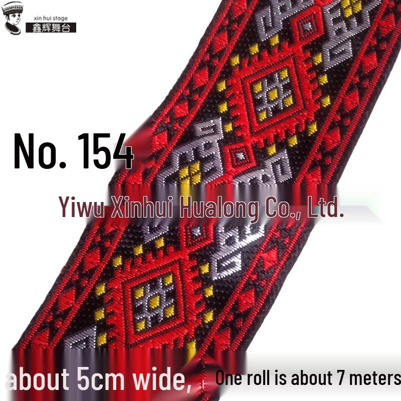 

5 см Кружевная отделка Этническая Цветочная Вышивка для DIY Украшений