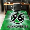 Hannover 96 Fußballmuster Teppich, Innen-/Außenmatte, für Picknick, Spielzimmer, Schlafzimmer, Büro, Wohnzimmer, Heimdeko Teppich, Geburtstagsgeschenk