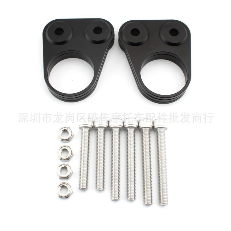 Handlebar Riser Spacer Suzuki GSX1300R Hayabusa 2007-2020 Adjustable Height 5/12/17mm Black Motorcycle Upgrade
