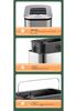 Xile Bang Smart Stainless Steel Trash Can for Kitchen, Bathroom & Living Room with Induction Lid