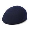 Men's Autumn-Winter Velvet-Lined PU Duckbill Cap with Ear Protection for Elderly