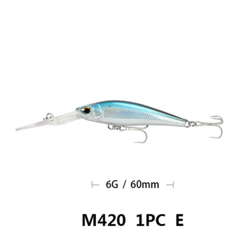 Diving Winter Fishing Crankbaits Fish Hooks Minnow Lures Deep Diving Minnow Baits Long Casting Lure