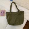 Canvas Bag Women's 2025 New Large-capacity Shoulder Tote Bag for College Students In Class Commuting Tote Bag Shopping Cloth Bag