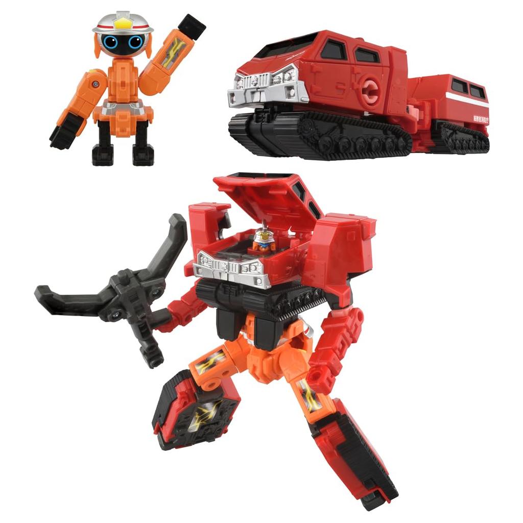 TAKARA TOMY Tomica Job Labor TJBDX Exceed Job Labor Police Fire Emergency Super DX Set Miniature Car Toy for Ages 3 and Up