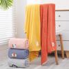 Coral Fleece Embroidered Men's and Women's Body Wrap Thickened Soft Absorbent Towel Set