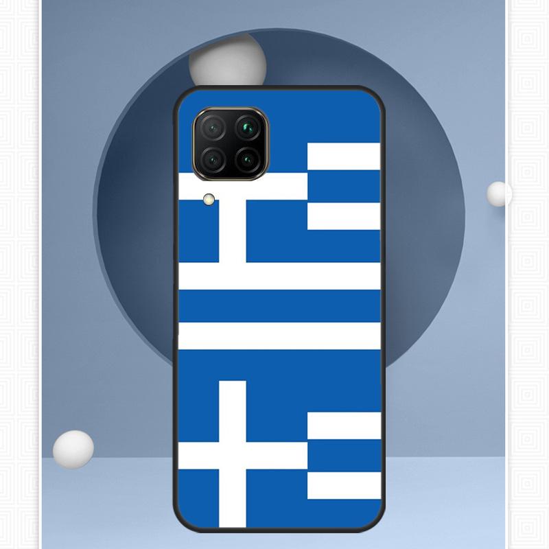 Greece Greek National Flags For Huawei P30 P60 Pro P20 P40 Lite Nova 9 10 SE 12s 12i 11i 8i Y91 Y60 Y70 Y72 Y90 Y61 Case