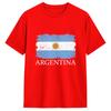 Argentina Flag Unisex T Shirt Fashion Tees Short Sleeve Round Collar Tshirts Cotton New Arrival Tops