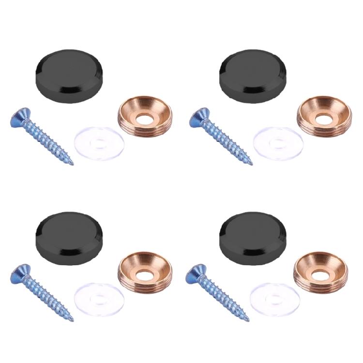 4Pcs Mirror Screws Caps Cover Nails Fasteners Advertising Nails Caps Fasteners Hardware for Decorative Mirror Enduring