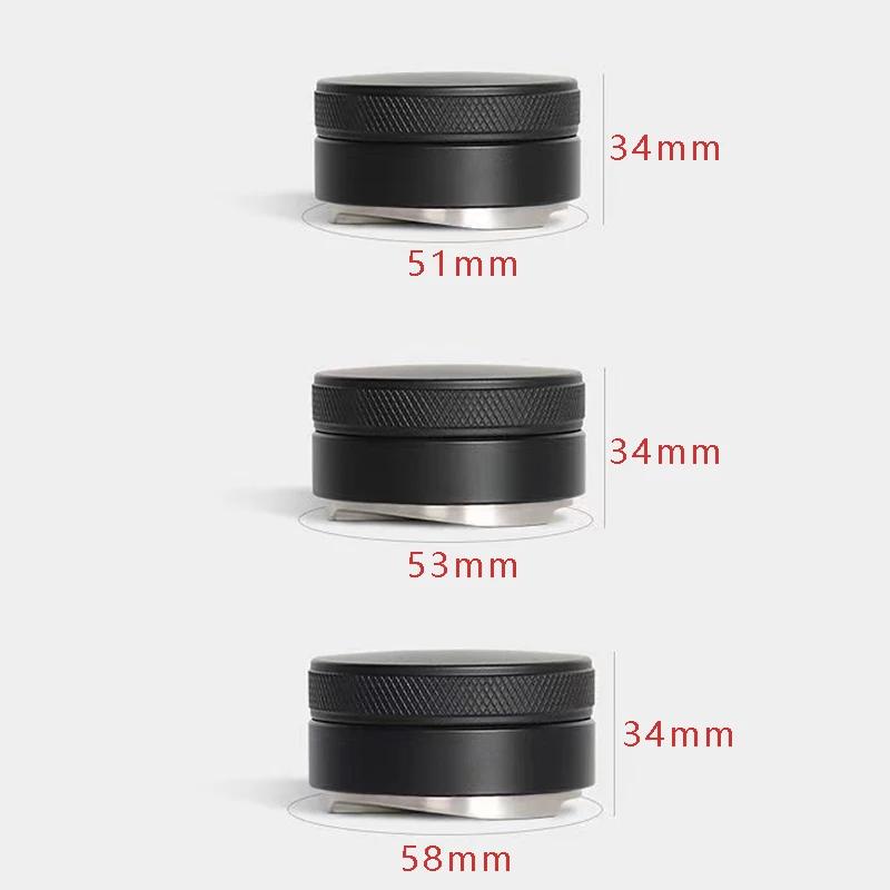 Coffee Powder Tamper 51mm 53mm 58mm Espresso Distribution Tool 3 Angled Slopes Adjustable Espresso Cafe Accessories Barista Tool