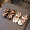 Cute Bowknot Girls' Leather Shoes | Fashionable Baby Princess Flats, Simple Casual Footwear for Toddlers Wedding Shoes