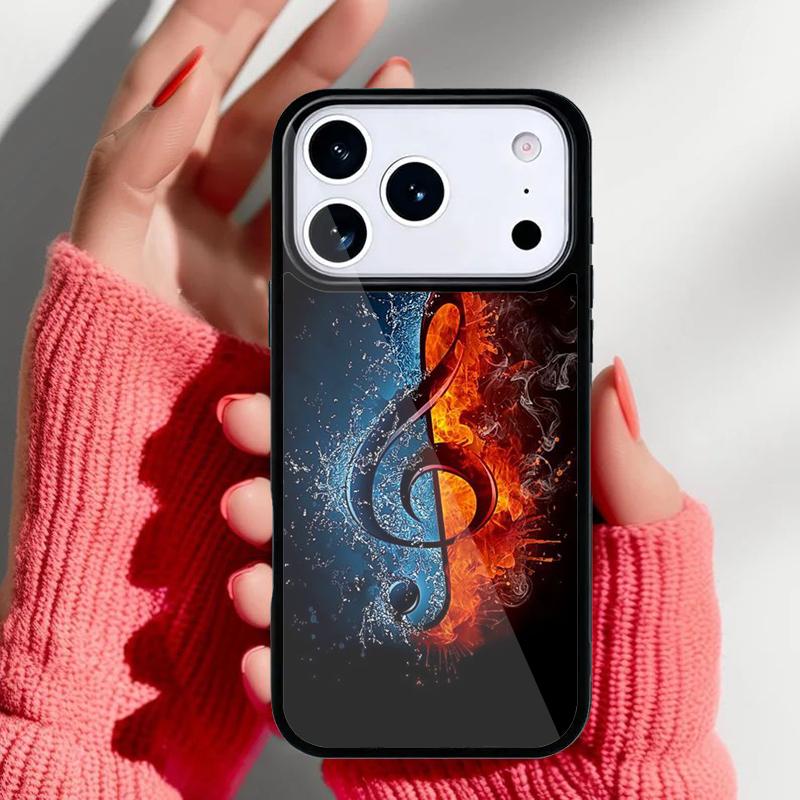 Musical Notes Classical Music Art Phone Case for iPhone 17 Air 16e 15 14 13 Pro Max Back Cover for 12 11 Pro Coque