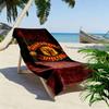 Manchester United F Print Beach Towel, Large Soft Quick Dry Towel for Beach Camping Swimming