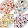 Kawaii Sanrio Cartoon Relief Stickers Cinnamoroll Kuromi Pompom Purin Melody Jelly Crystal Sticker Cute Decoration Decals Gifts