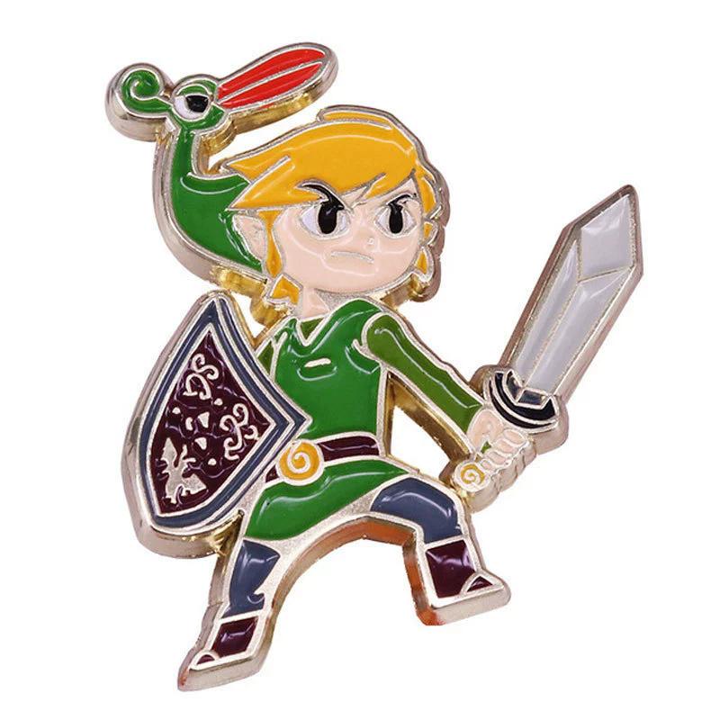 The Legend of Zelda Enamel Pins Anime Zelda Manga Brooches for Women Men Lapel Pins Badges on Backpack Clothes Accessories Gifts