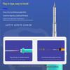 Repairman 210 Soldering Iron Tip - Universal Domestic Head for Sugon T26, C210 Heating Core, Straight Point & Bent Blade.