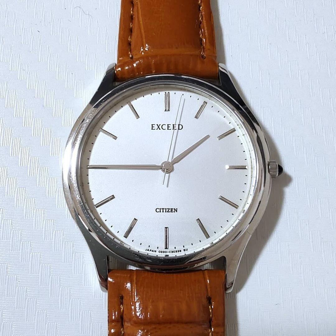 Used 1993 Citizen Exceed Yearly Quartz Men s 0330-C30366