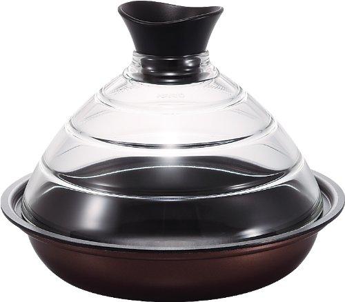 Hario IH-compatible Steam Tagine Pot, Black TND-200 IHB