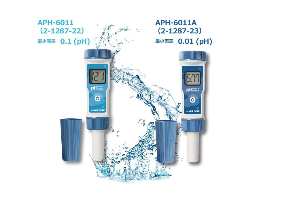 AS ONE Waterproof pH Meter 0.0~14.0pH APH-6011 2-1287-22