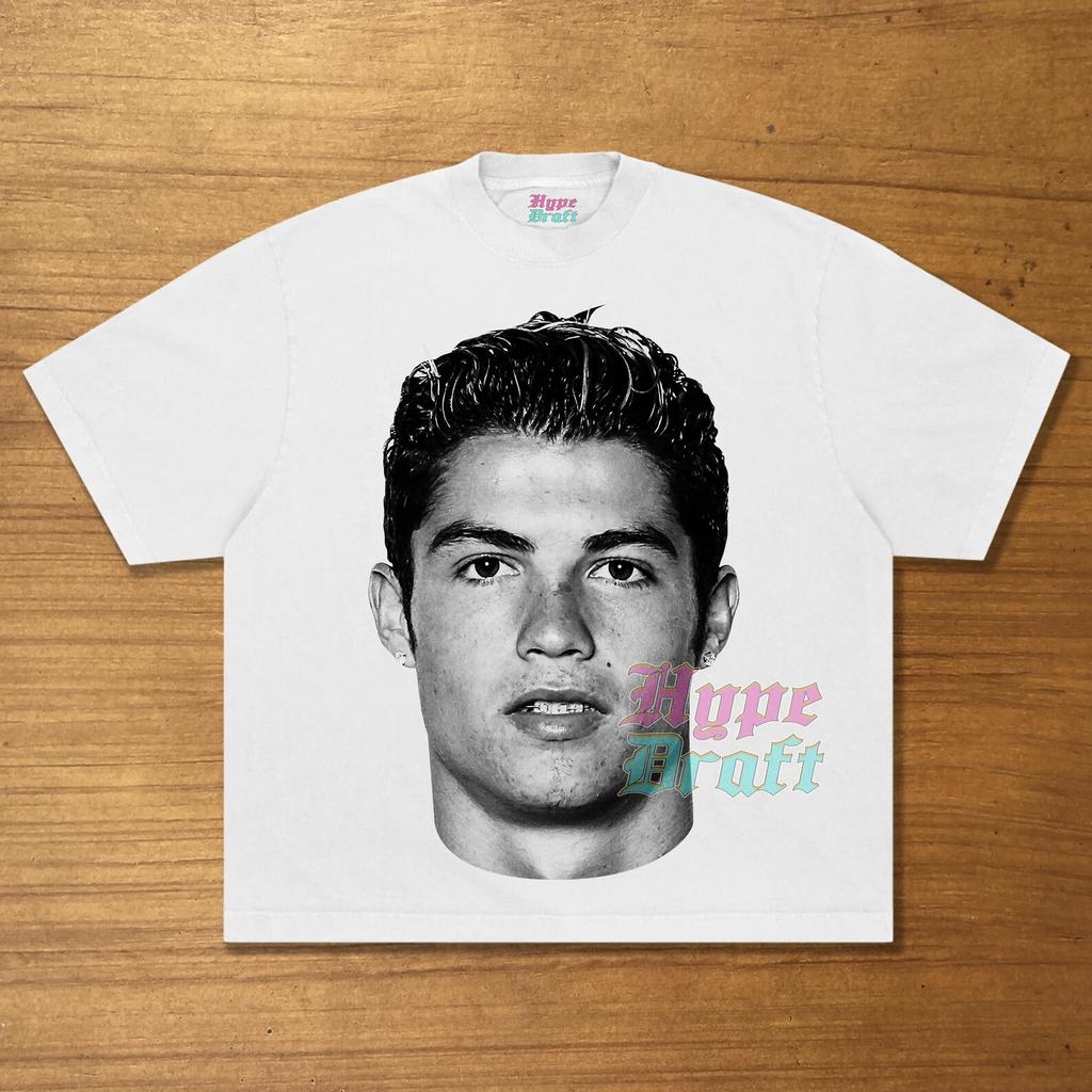 Tshirt Design Soccer Young Cristiano PNG Design, DTF DTG Sublimation (Digital Download)