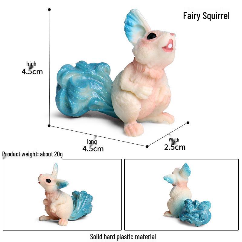 European Mythical Pegasus Unicorn Toy Model: Elf, Mythical Creature, Magic Beast 