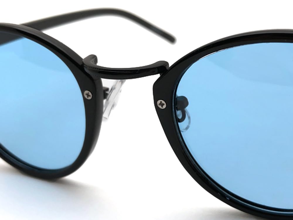 POLARIZED BOSTON SUNGLASSES Boston BLACK x LIGHT BLUE [SPEED ADDICT] (Polarized Sunglasses)